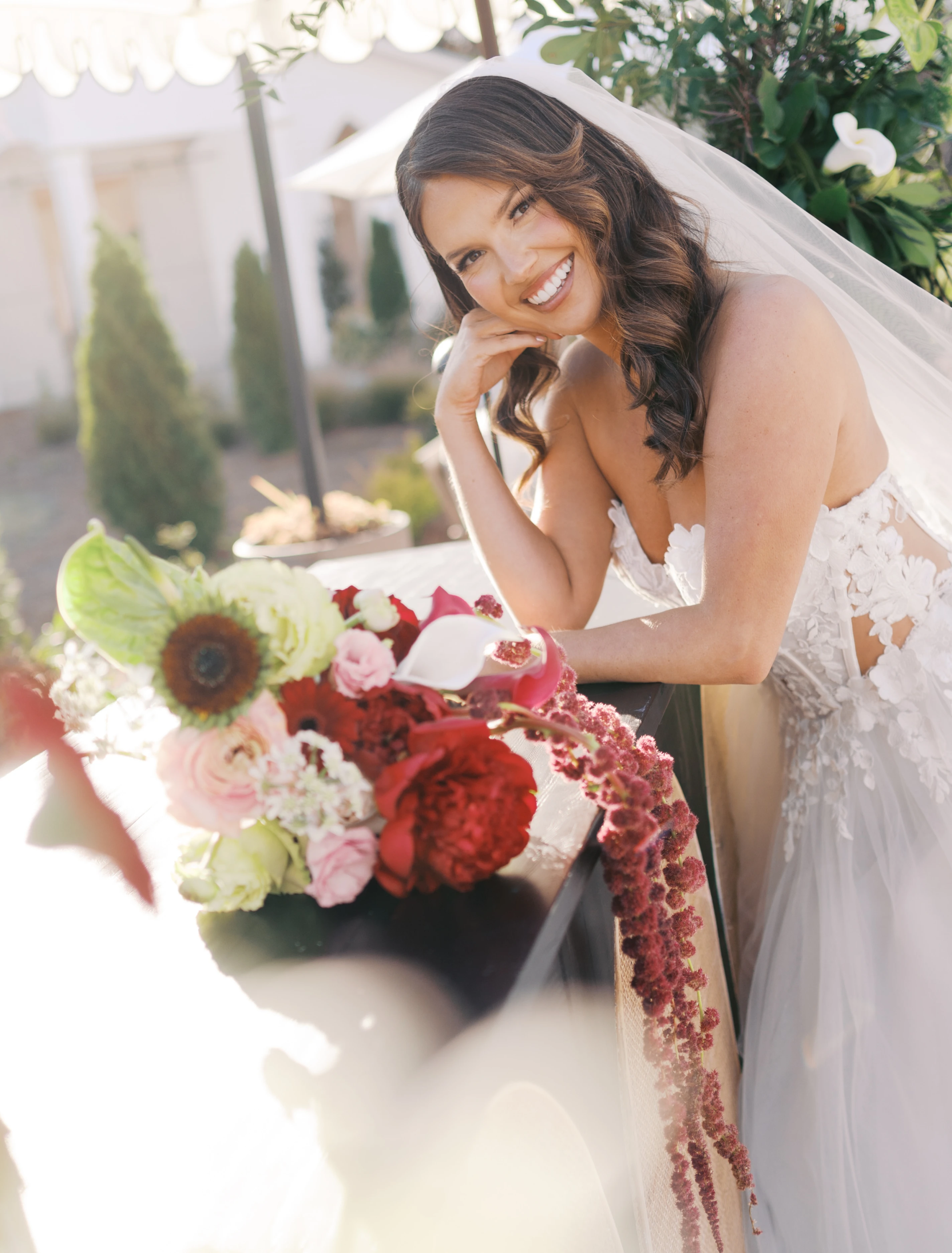 Wedding Floral Smiling